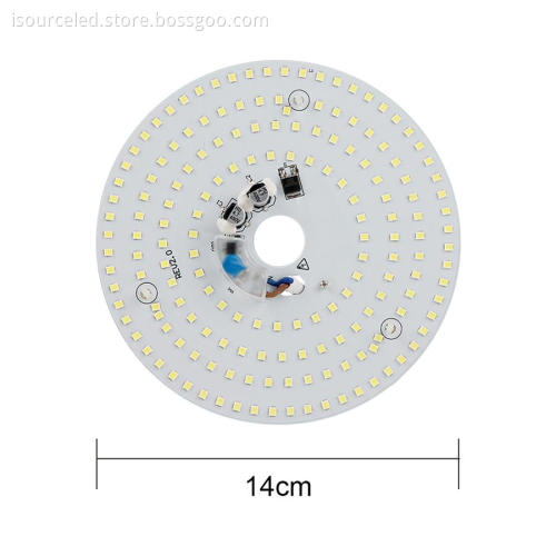 high brightness Round Led Lights Board AC 220v
